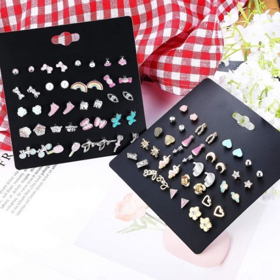 Stainless Steel Stud Earrings For Women Unicorn Candy Little Girls Cute Hypoallergenic Earrings Set Stainless Steel Stud Earrings For Women Unicorn Candy Little Girls Cute Hypoallergenic Earrings Set